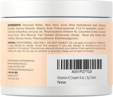 View 2 Vitamin K | 4oz Cream