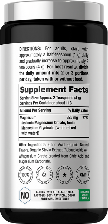 View 2 Magnesium Citrate & Glycinate | 16 oz