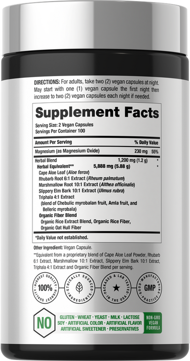 View 2 Magnesio 230 mg | 200 Cápsulas