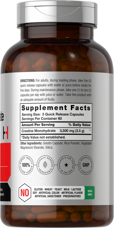View 2 Supplement bottle with label showing details and certification logos.