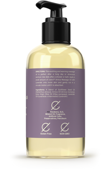 View 2 Aceite de Masaje de Árnica con Lavanda | 8oz Líquido