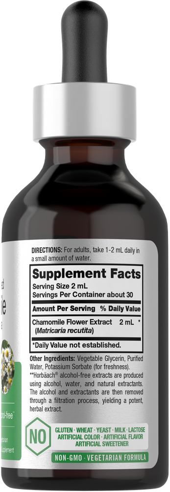 View 2 Supplement bottle with dropper cap on a white background