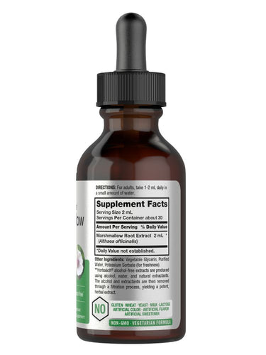 Bottle with dropper labeled 'Supplement Facts' on a white background