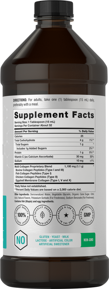 Supplement bottle with label showing 'Supplement Facts' on a white background