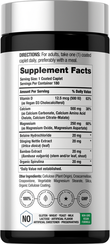 View 2 Calcium Magnesium D3 | 180 Coated Caplets