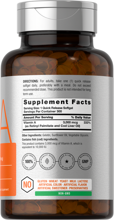 Supplement bottle with label showing supplement facts and ingredients.