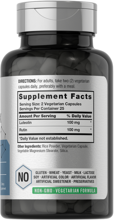 View 2 Supplement bottle with label showing nutritional details and branding.