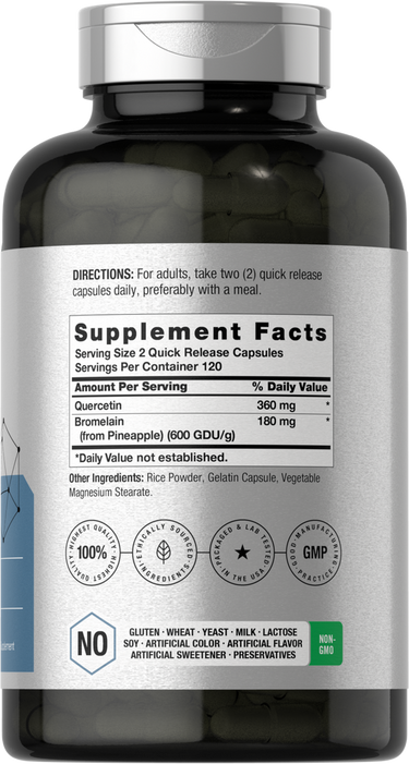 View 2 Supplement bottle with label showing 'Supplement Facts' and various certification logos.
