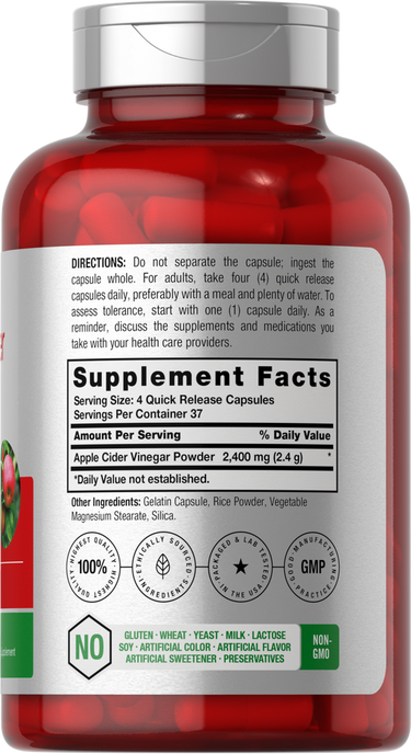 Supplement bottle with label showing 'Supplement Facts' section.