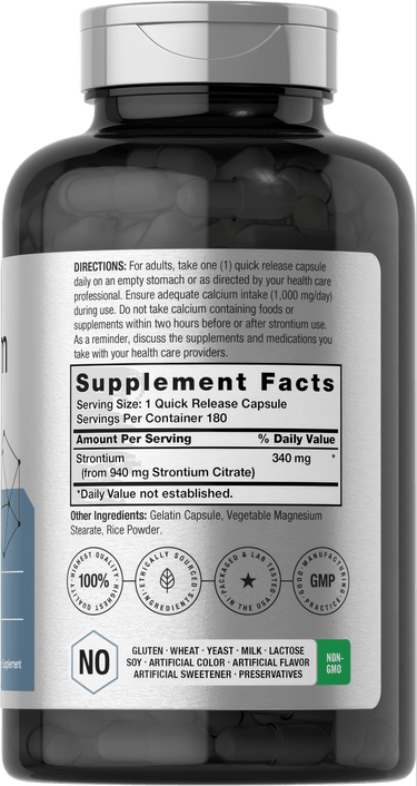 View 2 Strontiumcitrat 940mg | 180 Kapseln