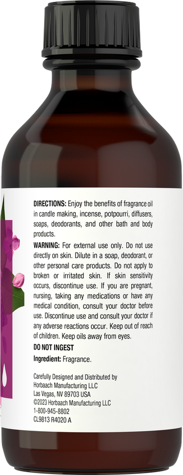 Brown glass bottle with a label on a white background