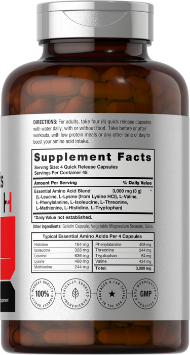 View 2 Amino Acids | 180 Capsules
