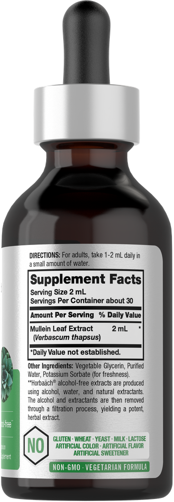 View 2 Supplement bottle with dropper labeled 'Supplement Facts' on a white background
