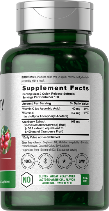 View 2 Supplement bottle with label showing detailed nutritional information.