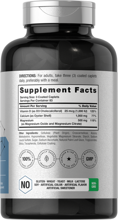 Calcium Magnésium | 250 Comprimés