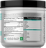 Supplement container with detailed nutritional information and amino acid profile.