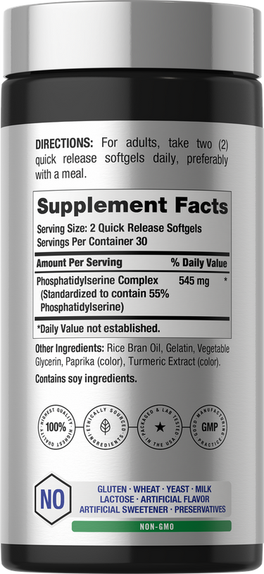 View 2 Memory IQ Brain Support Supplement | 60 Softgels