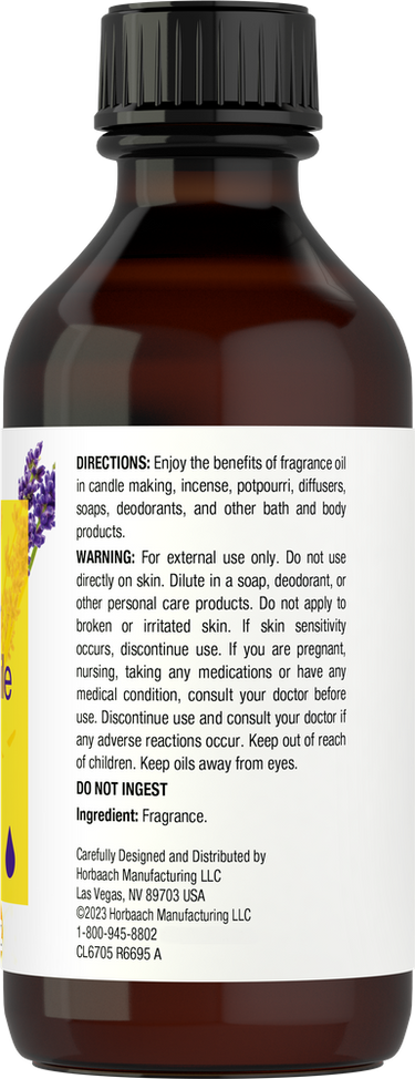 View 2 Brown bottle with label featuring directions and ingredients.