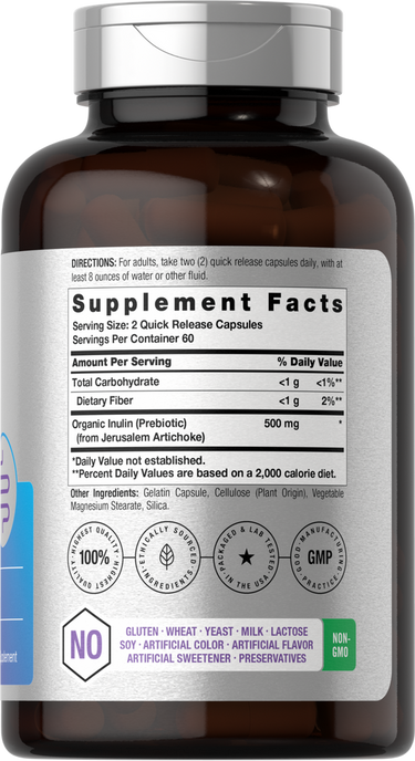 Supplement bottle with label showing 'Supplement Facts' section.