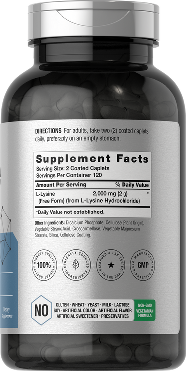 L-Lisina 2000 mg per porzione | 240 Compresse