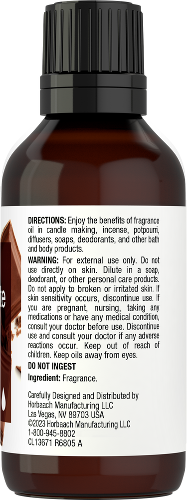 View 2 Brown bottle with label featuring directions and warnings.