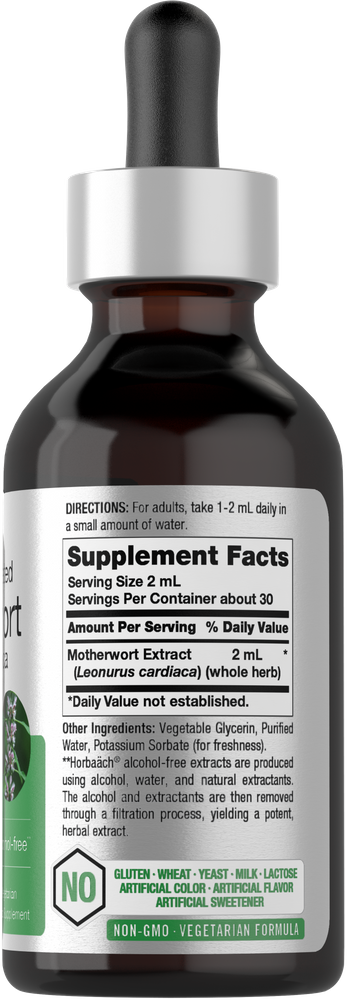 View 2 Supplement bottle with dropper labeled 'Supplement Facts' on a white background