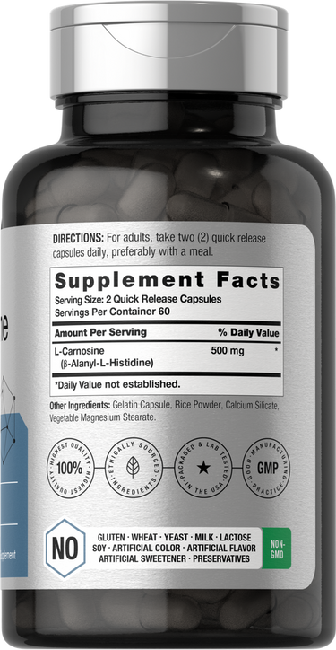 L-Carnosin 500 mg pro Portion | 120 Kapseln