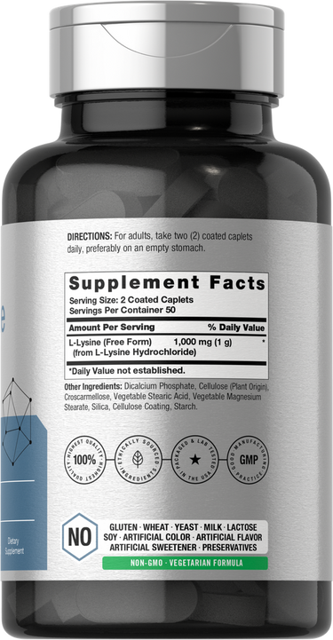 View 2 Supplement bottle with label showing 'Supplement Facts' and various certification logos on a white background.