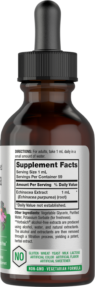 View 2 Bottle of dietary supplement with dropper cap and label.