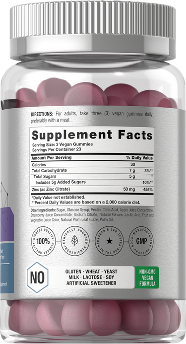 View 2 Supplement bottle with pink capsules and label details.