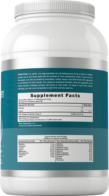 View 2 Supplement container with label showing 'Supplement Facts' and 'Directions' on a white background