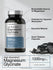 view 3 Bottle of High Absorption Magnesium Glycinate with text highlighting its features on a gray background