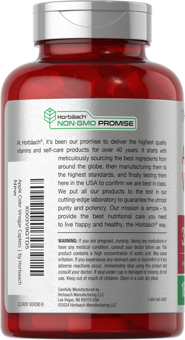 View 3 Red bottle with label featuring text and bar code.