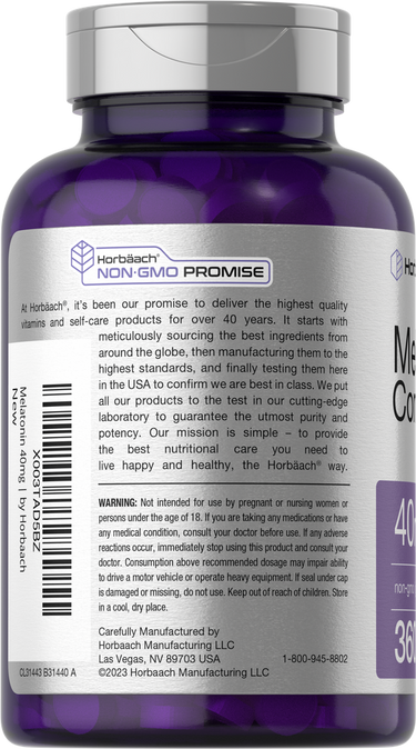 Melatonin 40 mg | 360 Tabletten