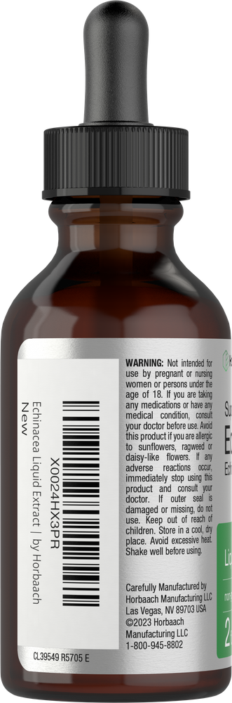 Brown glass bottle with dropper cap labeled 'WARNING'.