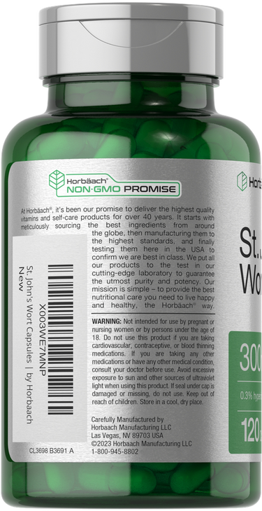 View 3 St John's Wort 300mg | 120 Capsules