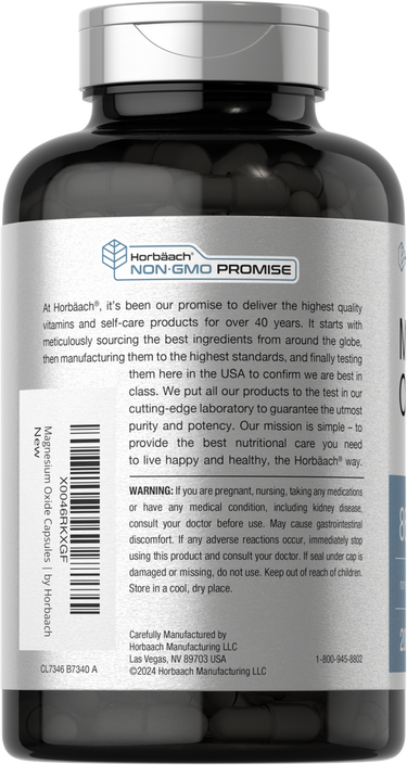 View 3 Magnesium Oxide 865mg | 200 Capsules