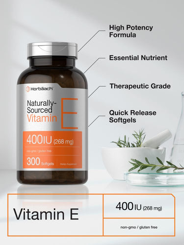 Vitamin E 400 iu 268mg | 300 Softgels