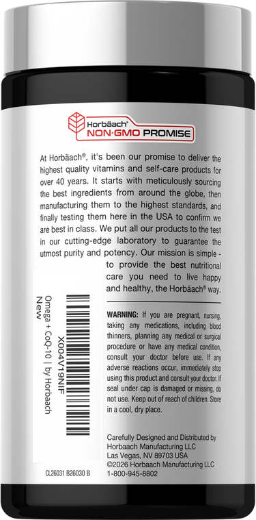 View 3 Ômega com CoQ-10 | 60 Cápsulas Gelatinosas