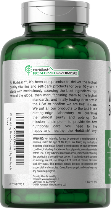 View 3 White Kidney Bean Extract | 400 Capsules