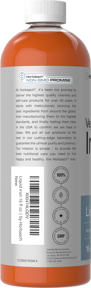 View 3 Orange bottle with white cap and text on a white background