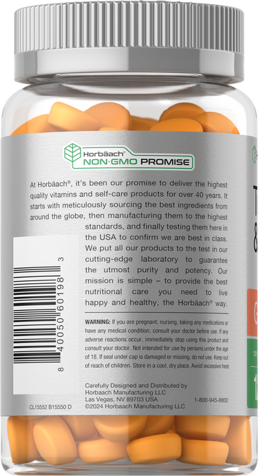 View 3 Vitamin supplement bottle with label showing product details and branding.