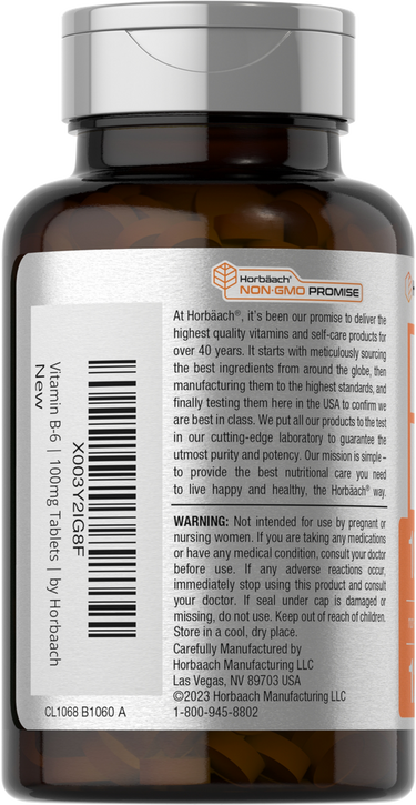 View 3 Vitamina B-6 100 mg | 120 Tabletas
