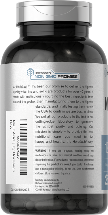 Bottle of vitamins with label showing branding and product details.