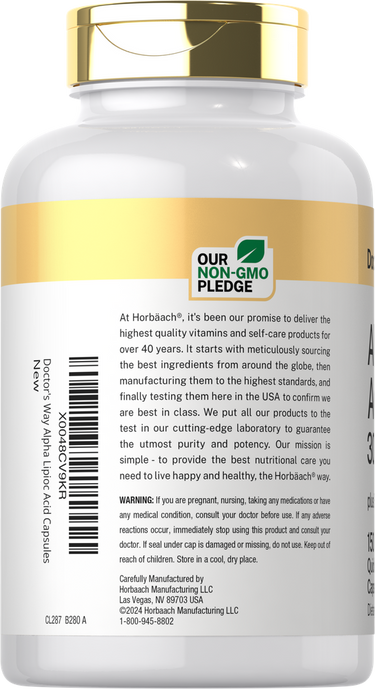 View 3 Acide Alpha Lipoïque 300mg | 150 Capsules