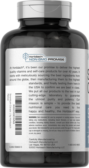 Herb Bach supplement bottle with label on a black background