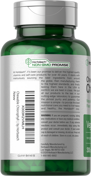 View 3 Green supplement bottle with silver cap on a white background