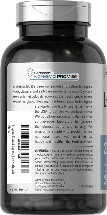 L-Lisina 2000mg por porção | 240 Comprimidos