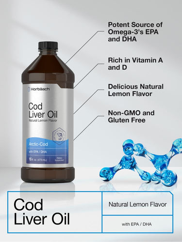 Cod Liver Oil | 32oz Liquid