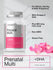 Prenatal multivitamin supplement bottle with pink label and孕期多维矿物质 supplement text.